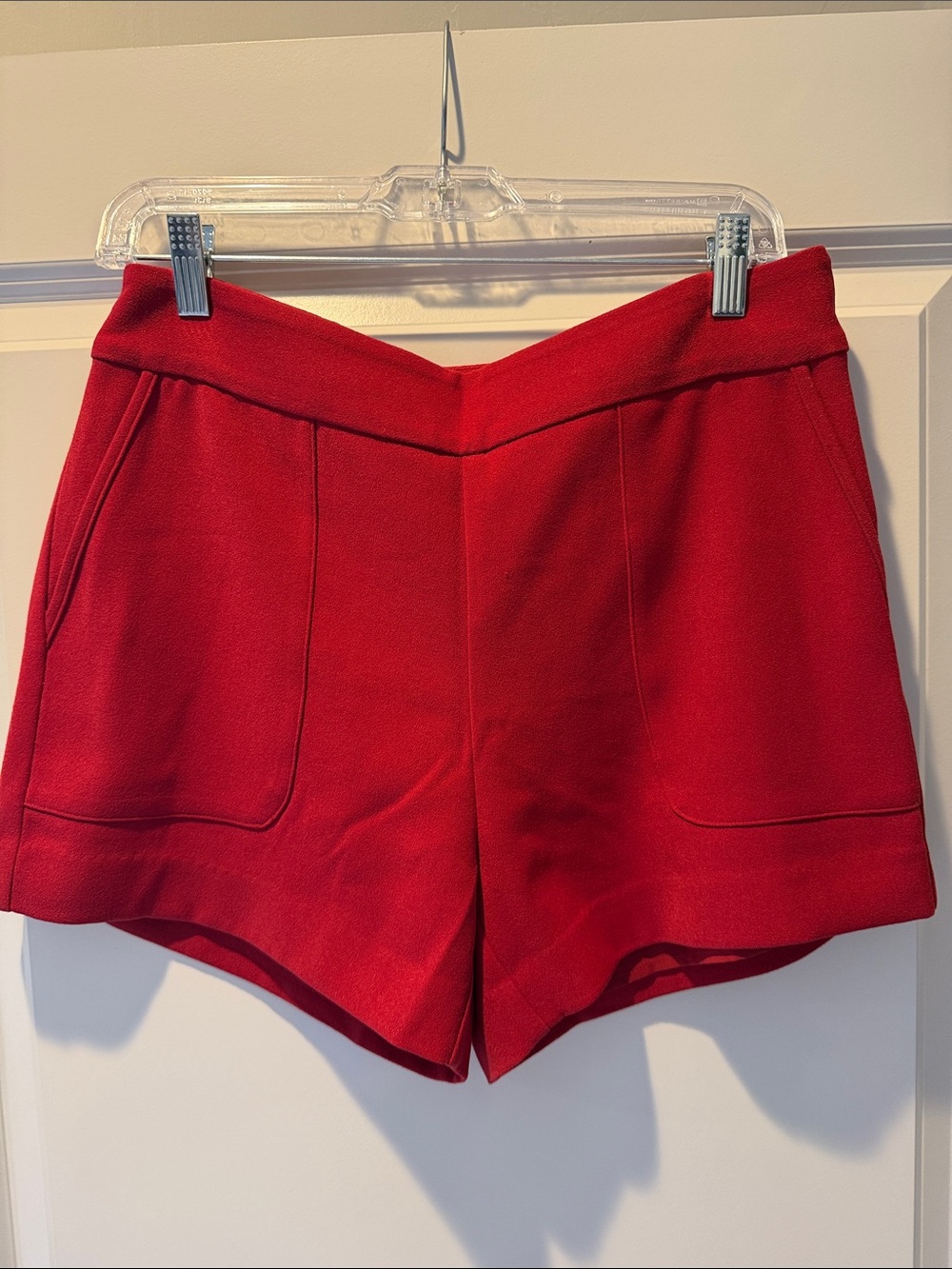 Women’s Marie Oliver Mia Red Tailored Shorts